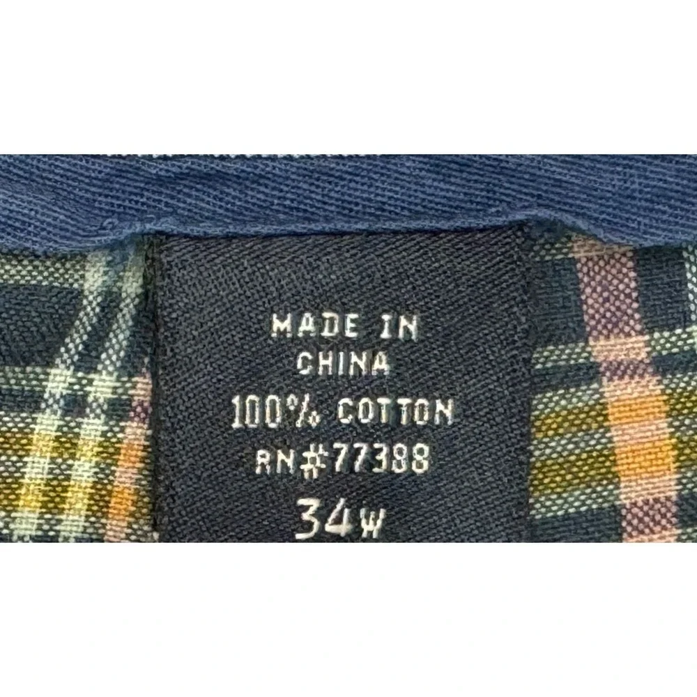 J.Crew Men's Plaid Club‎ Shorts Size 34